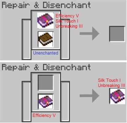 how to transfer enchantments to books